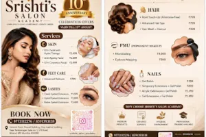 Srishti's Salon &amp; Academy | Makeup artist in mulund | Nail art in mulund | Hairdresser in Mulund | beauty salon in Mulund