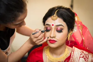 Makeup Artist Kriti's Bride